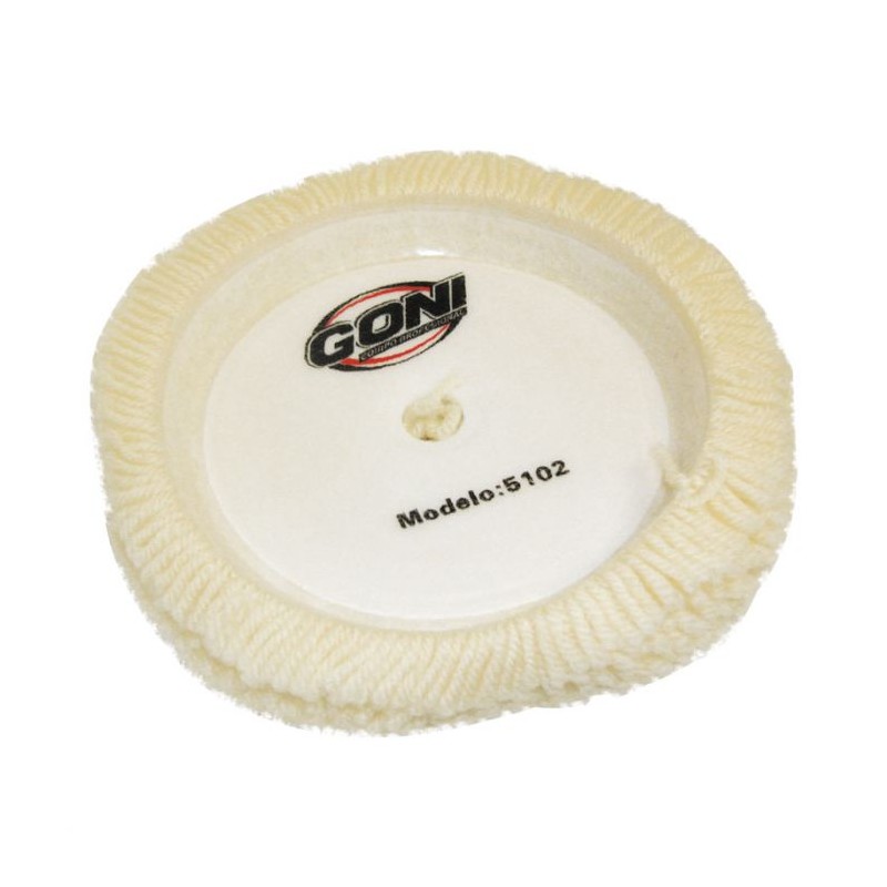 Borla de una cara para pulir con velcro 8" 5102 Goni