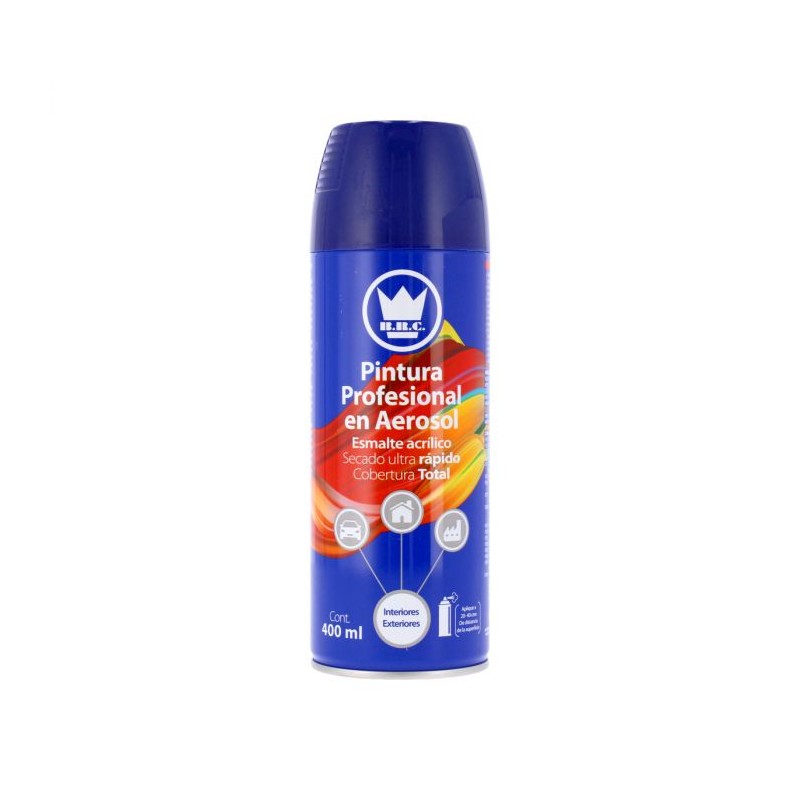 Pintura en aerosol Metálico azul para altas temperaturas 400 ml CPA029 Corona