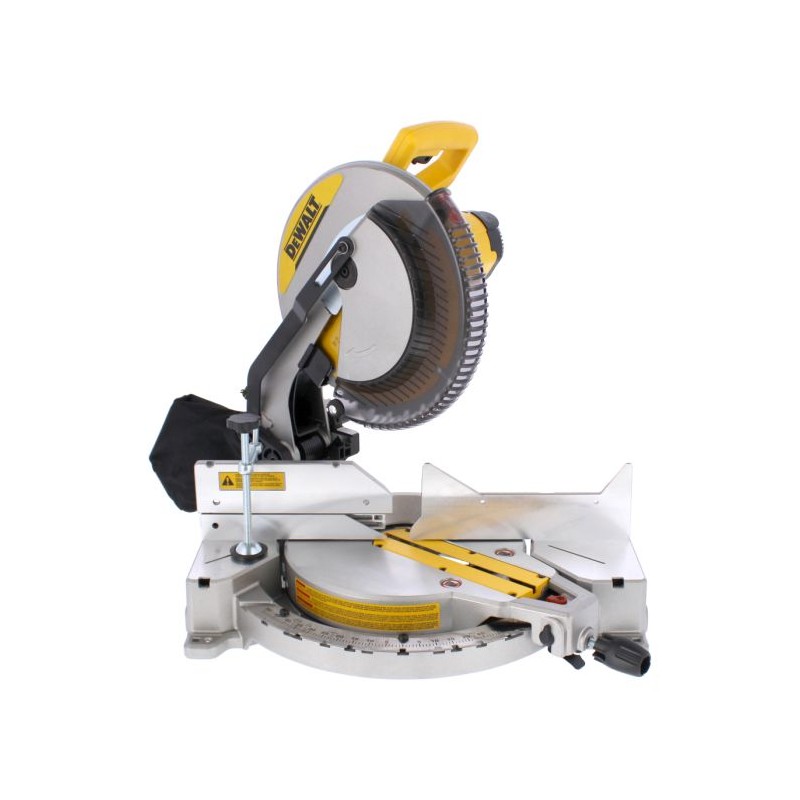 Sierra ingletadora compuesta eléctrica de un solo bisel y 12" DWS715 DeWalt
