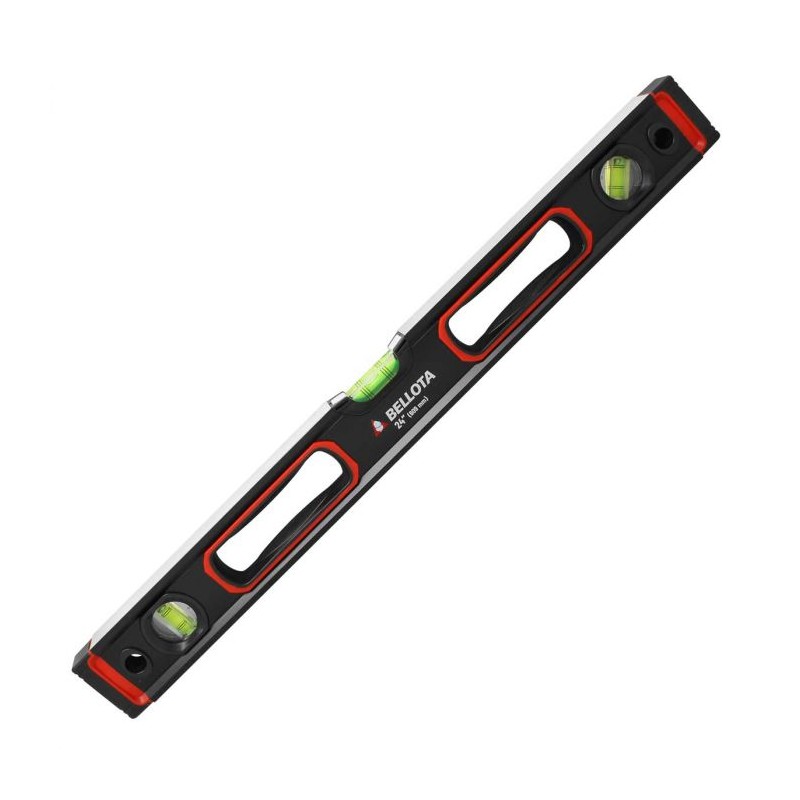 Nivel de aluminio reforzado 24" 7SPLEV24PR Bellota