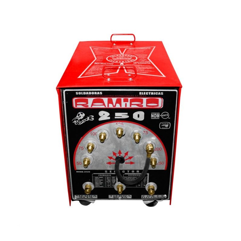 Planta para soldar 250 Amps roja Ramiro