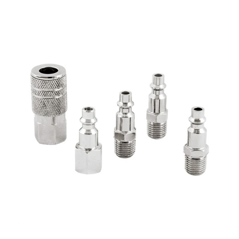 Kit de 5 coples para manguera 1/4" Wolfox