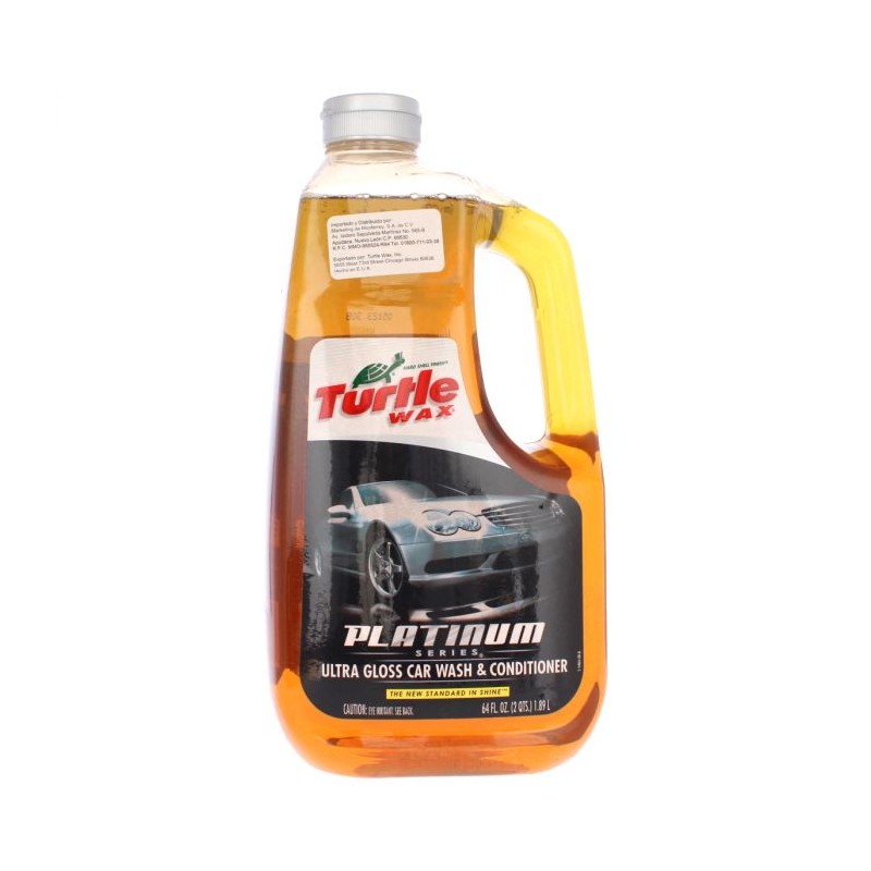 Lavador y acondicionador de autos ultra brillo Platinum 1.89 L Turtle Wax