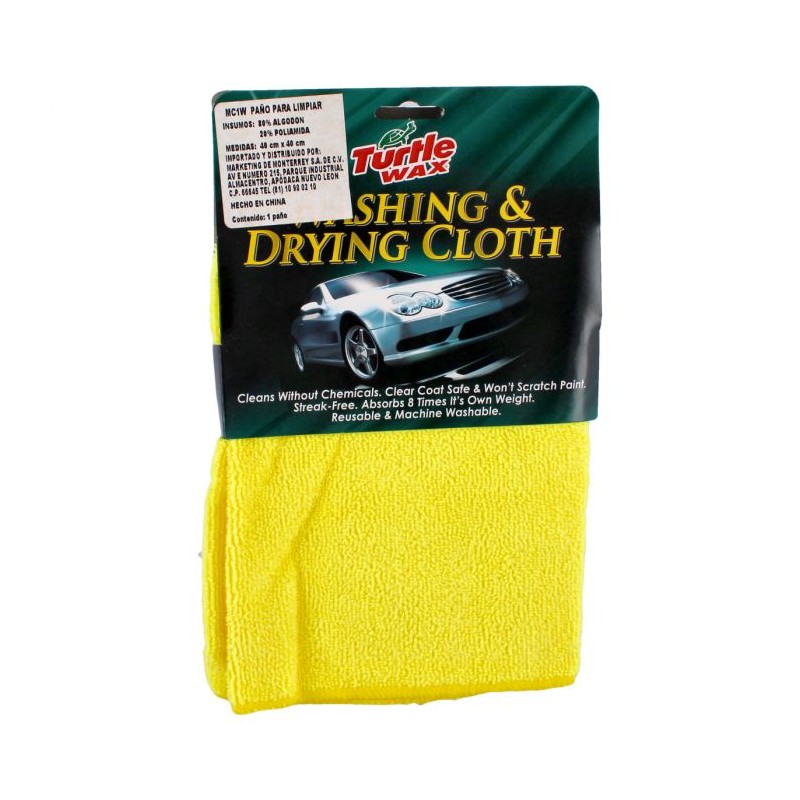 Paño para limpiar automóviles 40 x 40 cm MC1W Turtle Wax