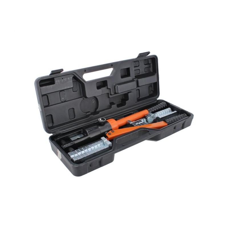 Pinza ponchadora hidráulica 16 T Juego con 30 piezas YQK-300 TEENO