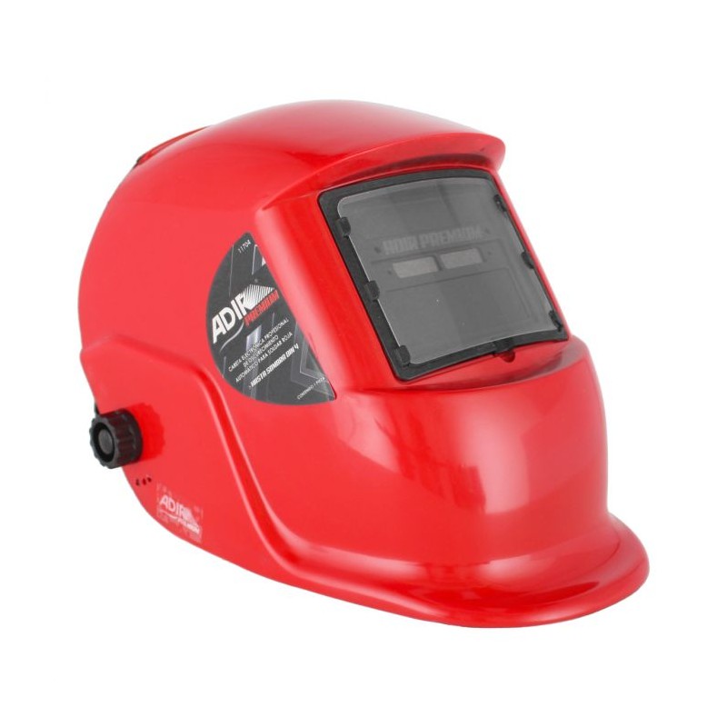 Careta electrónica de oscurecimiento automático roja 11704 Adir
