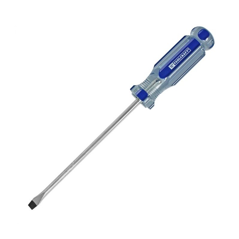 Desarmador punta plana 1/4" x 6" TC4203 Toolcraft