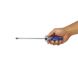 Desarmador punta plana 1/4" x 6" TC4203 Toolcraft
