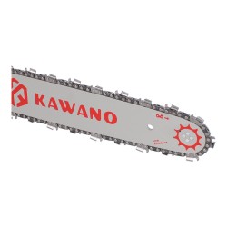 Motosierra con motor de gasolina 52 cc con doble barra 18" / 20" KWF-004 Kawano
