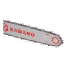 Motosierra con motor de gasolina 52 cc con doble barra 18" / 20" KWF-004 Kawano