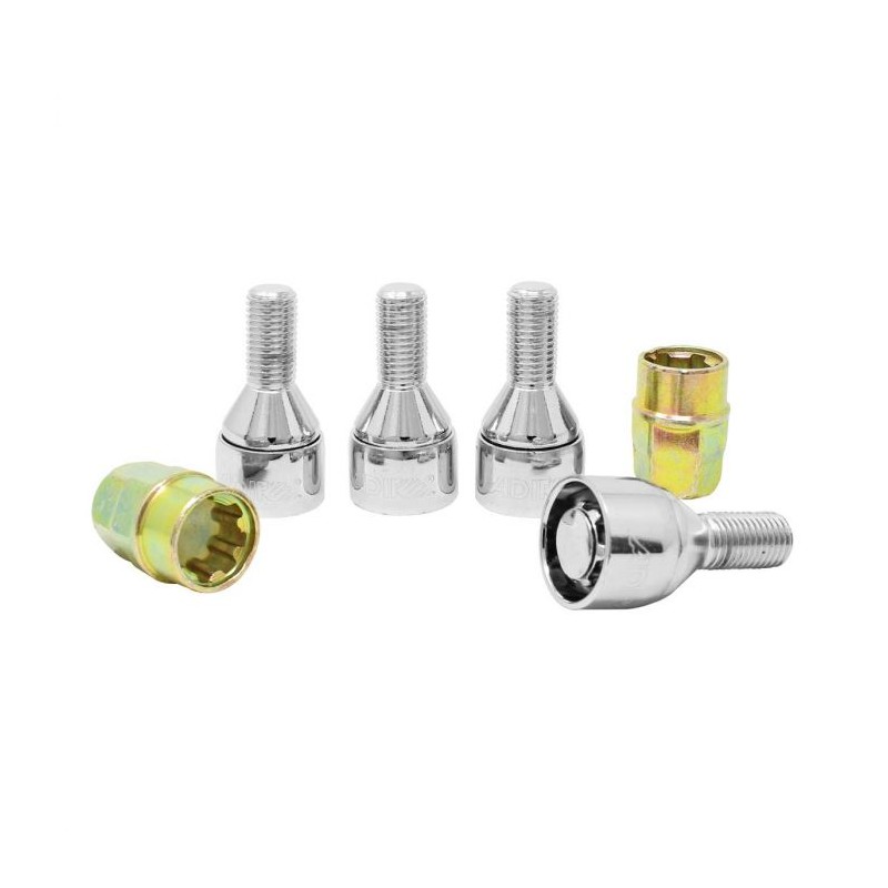 Seguros para rines de birlo 12 mm x 1.5 15706 Adir