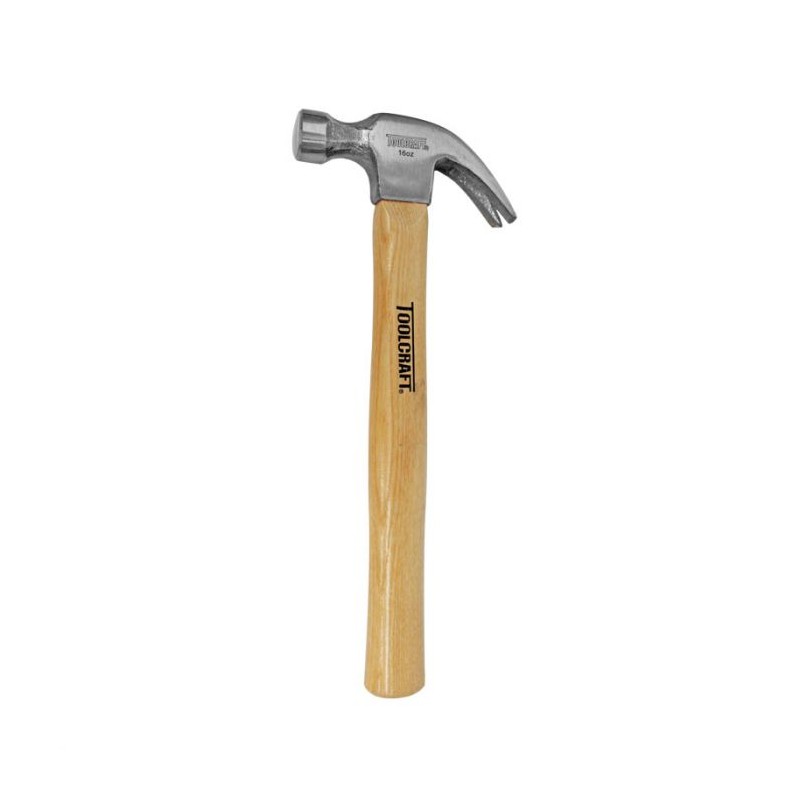 Martillo de uña curva semipulido 16 OZ TC0016 Toolcraft