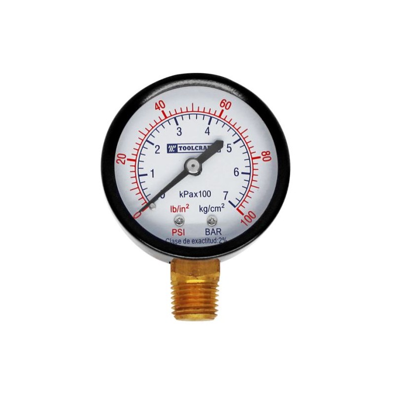 Manómetro 0-100 PSI TC2030 Toolcraft