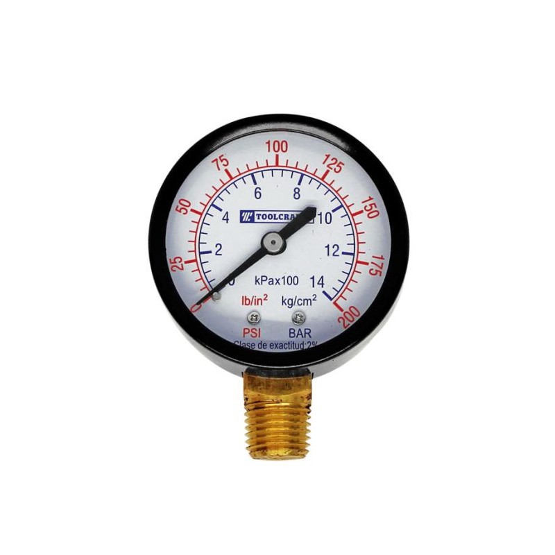 Manómetro 0-200 PSI TC2031 Toolcraft