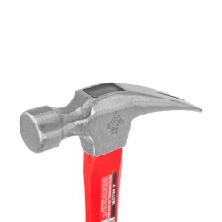Martillo octagonal uña recta con mango de fibra de vidrio 20 Oz 7OHFGS20 Bellota