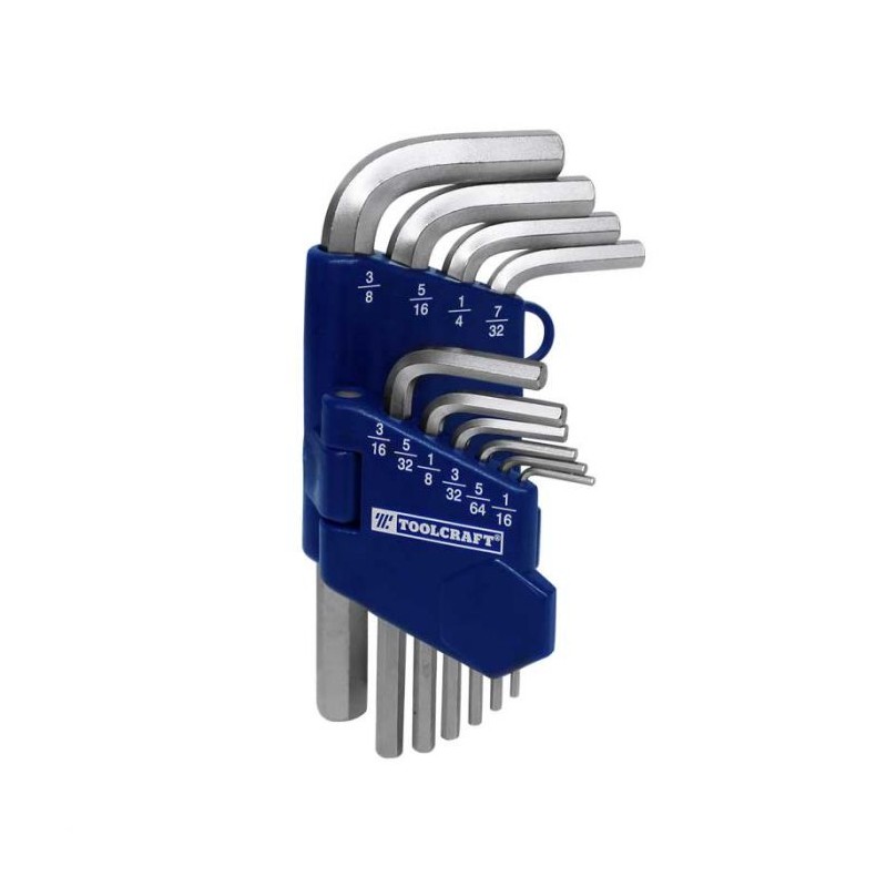 Juego de 10 llaves Allen estándar TC4377 Toolcraft