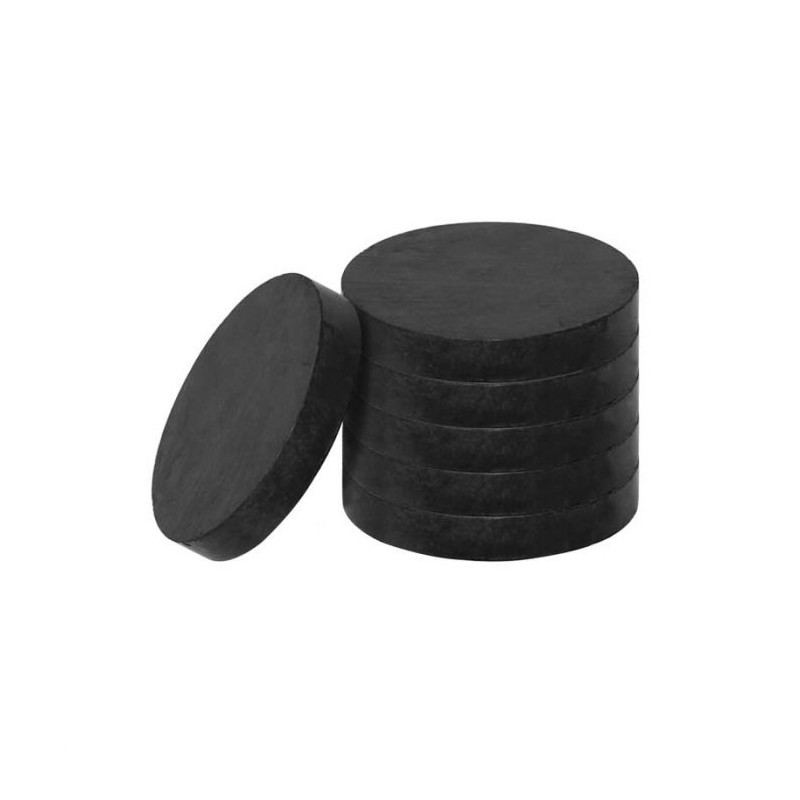Imán ferrita redondo 25 x 4 mm 6 piezas 255562 OBI