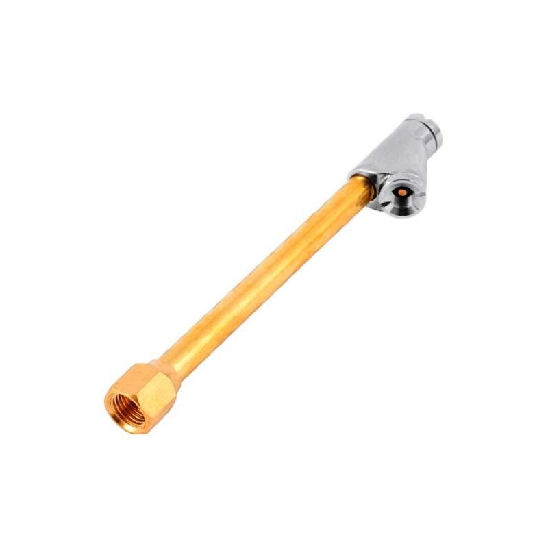 Inflador de Cabeza Doble de Latón de 1/4" TC4292 Toolcraft