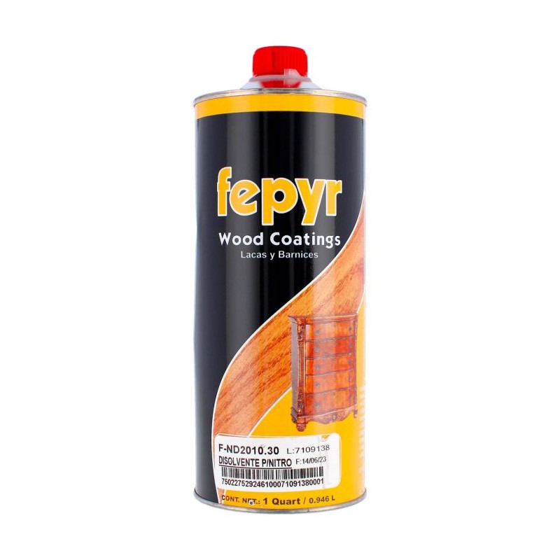 Disolvente para nitrocelulosa 1 litro F-ND2010-30 Fepyr