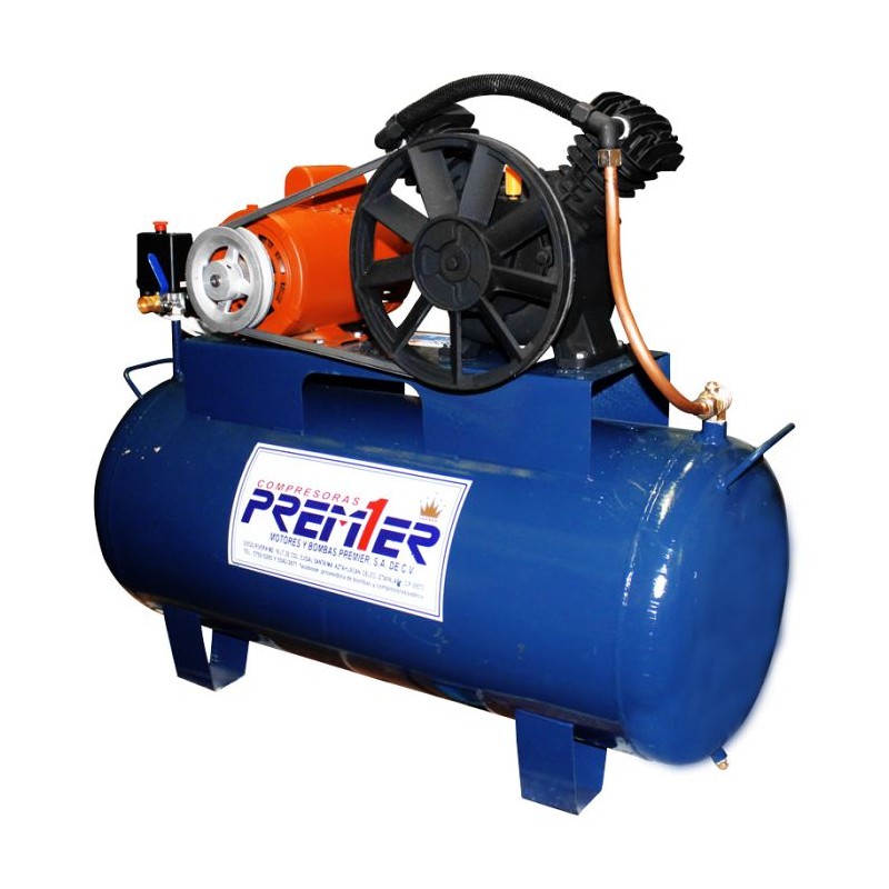 Compresor de 1 HP con tanque 100 litros Premier
