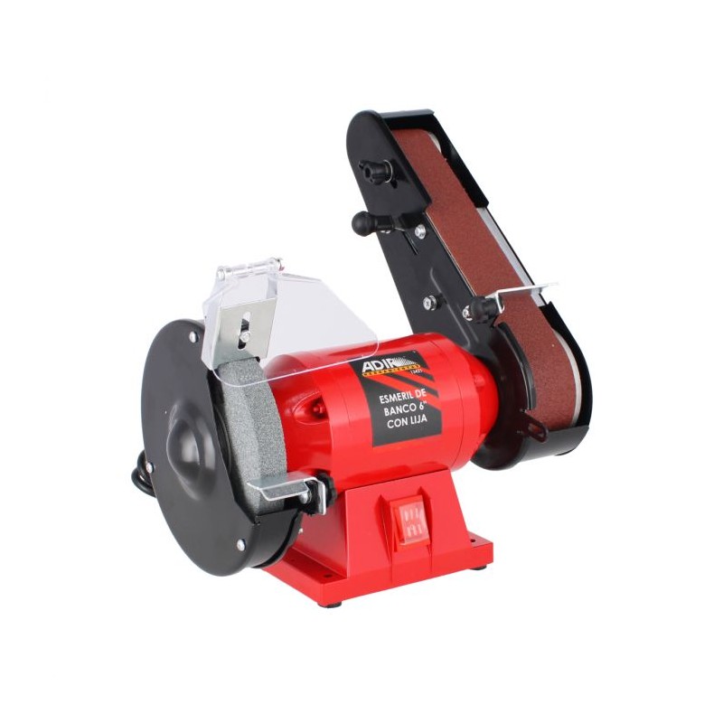 Esmeril de banco 6" con lija 13421 Adir