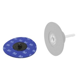 Disco lija 3" cambio rápido grano 80 10115 Cinasa