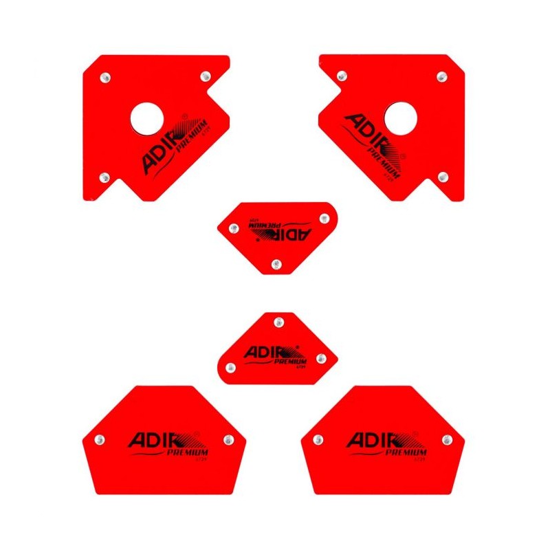Set de escuadras imantadas para soldar 6 piezas 6729 Adir