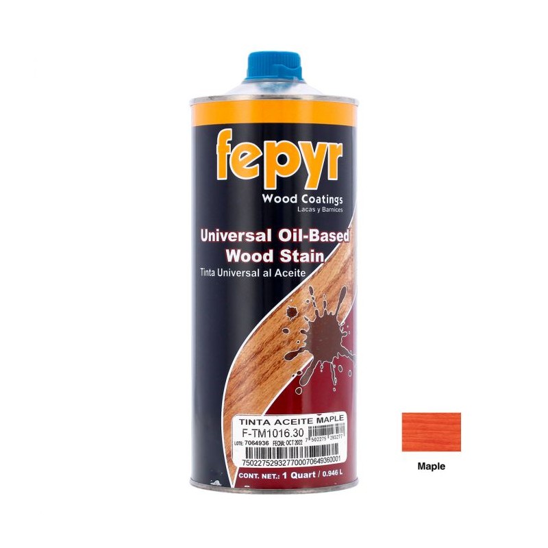 Tinta aceite Maple 1 litro F-TM1016.30 Fepyr
