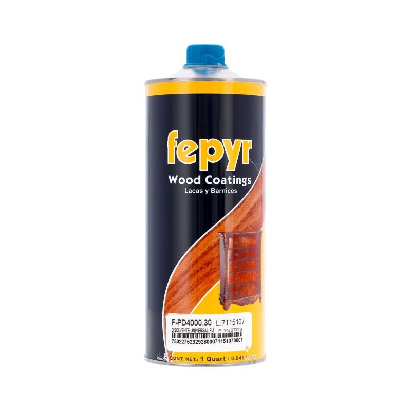 Disolvente universal PU 1 litro F-PD4000.30 Fepyr