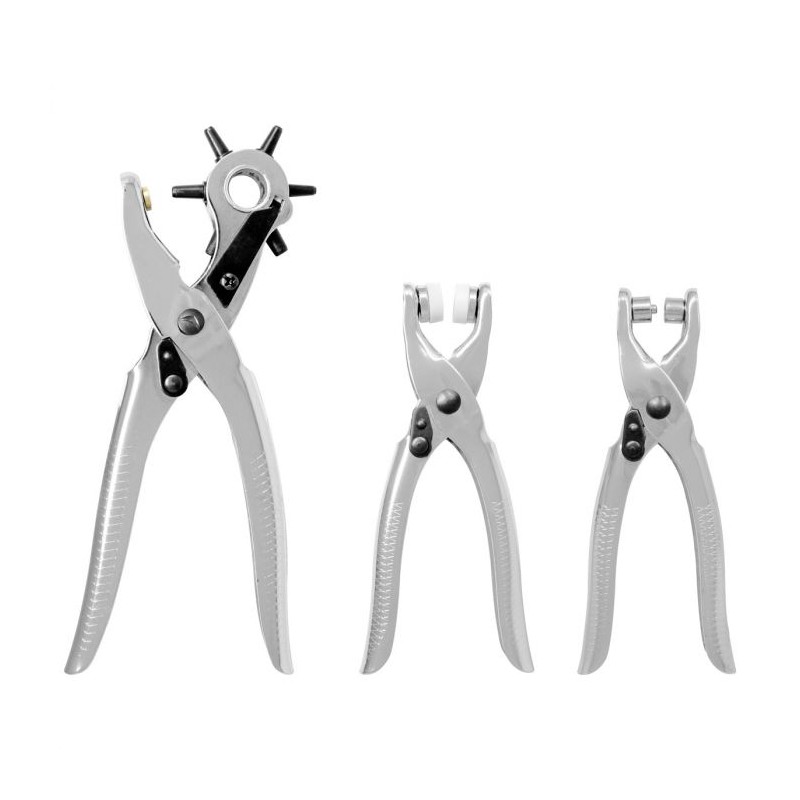 Juego de 3 pinzas sacabocados OBI