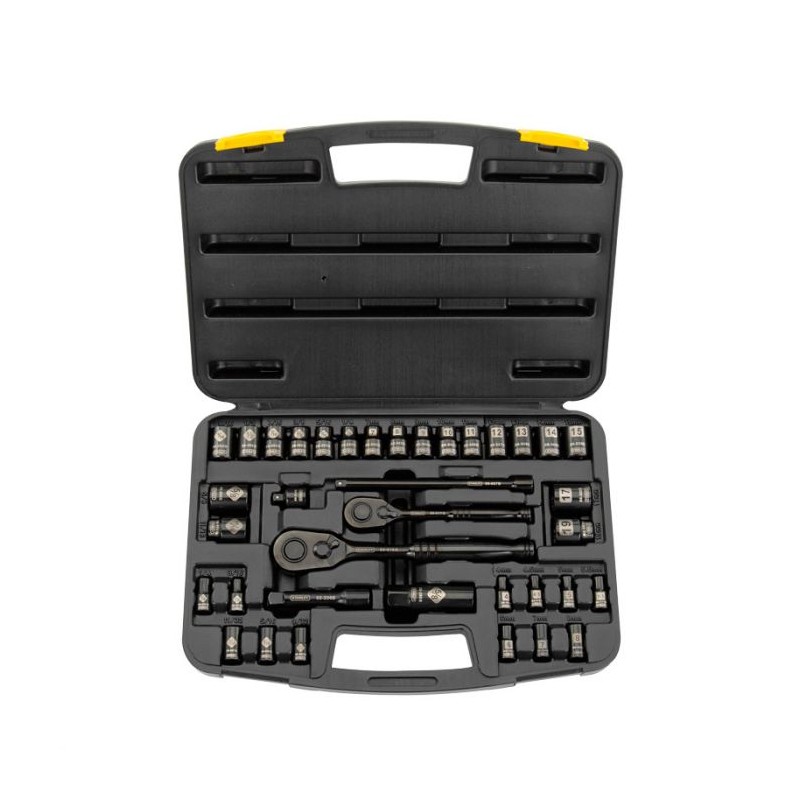 Autoclé de cromo negro 37 piezas 87-320 Stanley