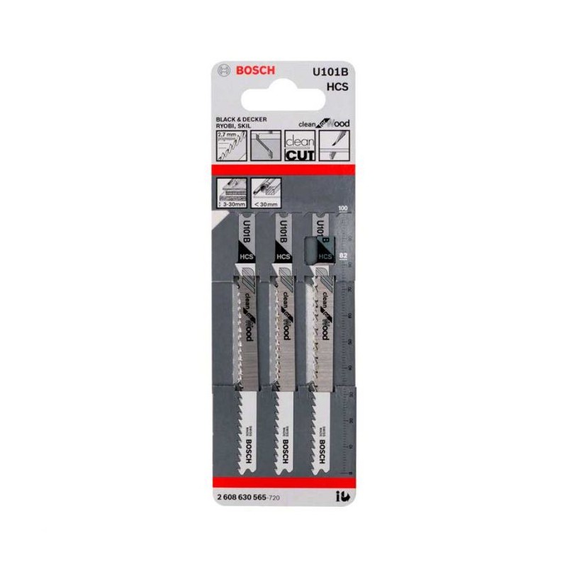 Seguetas para madera U101B Bosch