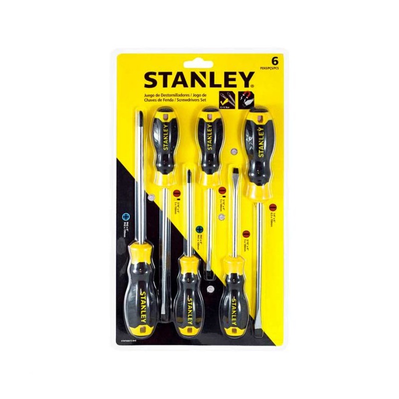 Juego de desarmadores 6 piezas 60-060S Stanley