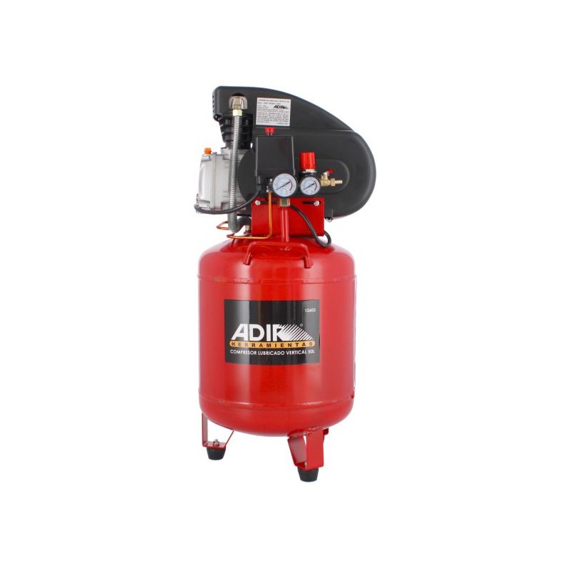 Compresor lubricado vertical 50 litros 12603 Adir