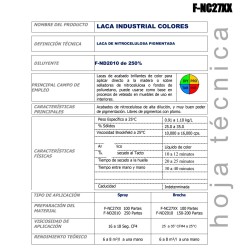 Laca Industrial Negra 1 Litro F-NC2702.30 Fepyr