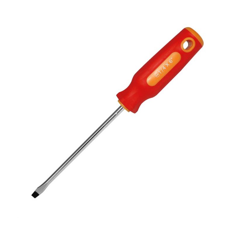 Desarmador punta plana 1/4" x 6" WF2106 Wolfox