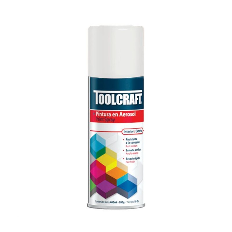 Pintura en aerosol blanco brillante TC1642 Toolcraft