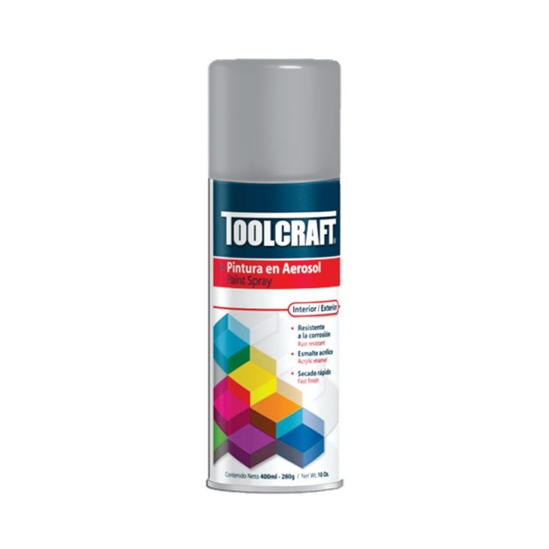 Pintura en aerosol gris máquina TC1649 Toolcraft