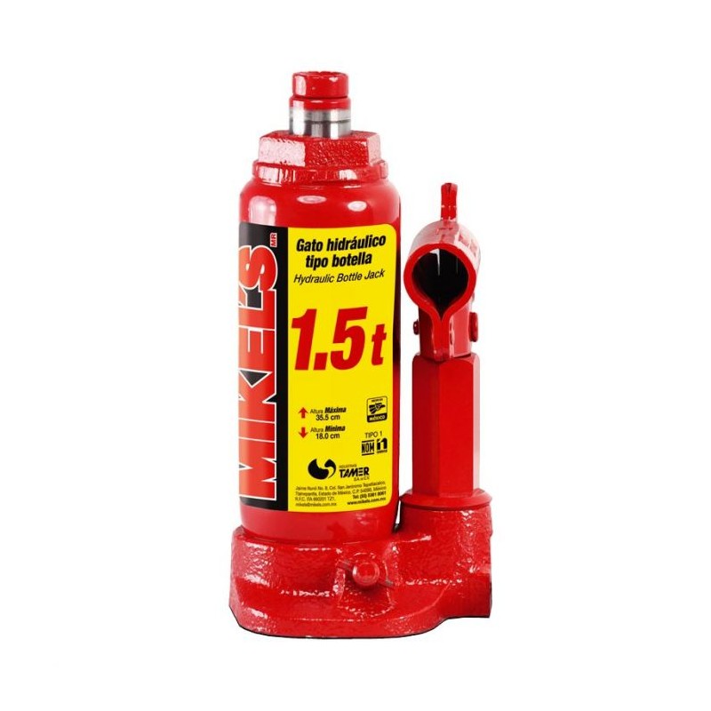 Gato de botella 1 1/2" toneladas Mikels